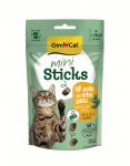 GimCat Mini Sticks kanaga ja kassim&uuml;ndiga maiuspalad kassidele, ilma teraviljata, 50 g