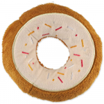 Dog Fantasy pl&uuml;&uuml;sist m&auml;nguasi "donuts", valge, 19 cm