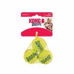 KONG Air Squeaker Tennis Ball Small m&auml;nguasi koertele, tennisepall piiksuja, 3 tk.