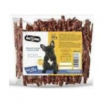 Hau&Miau Soft Duck Sticks With Rice t&auml;iends&ouml;&ouml;t t&auml;iskasvanud koertele, pehmed pulgad pardilihaga ja riisiga, 500 g