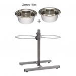 Barry King reguleeritav kausialus koertele metallkaussidega, 2 tk, 1,8 l
