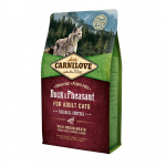 Carnilove Cat Hairball Control Duck & Pheasant teraviljavaba kuivtoit t&auml;iskasvanud kassidele pardiliha ja faasaniga, 2 kg