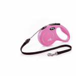 Flexi New Classic Rihm koertele, tross, roosa, M, 8 m