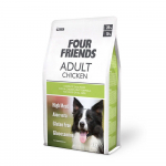 Four Friends Adult Chicken gluteenivaba kuivtoit t&auml;iskasvanud koertele kanaga, 3 kg