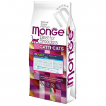 Monge BWild Cat Anchovies kuivtoit t&auml;iskasvanud kassidele an&scaron;oovistega, 10 kg