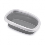 StefanPlast SPRINT 10 kassiliivakast servaga, valge/hall, 31x43x14 cm