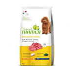 Natural Trainer Small&Toy Adult Beef&Rice kuivtoit v&auml;ikeste ja v&auml;ga v&auml;ikeste t&otilde;ugude t&auml;iskasvanud koertele veiseliha ja riisiga, 7 kg