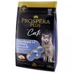 Prospera Plus Sterilized 1+ Chicken Urinary kuivtoit steriliseeritud kassidele, kanaga, kuseteede tervise toetamiseks, 0,4 kg