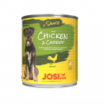 Josera JOSIDOG Chicken & Carrot in Sauce m&auml;rgtoit t&auml;iskasvanud koertele kanaliha ja porgandiga, 830 g