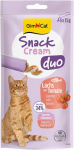 GimCat Snack Cream Duo l&otilde;he & tomat kreemmaiused kassidele, 6x15 g
