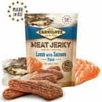 Carnilove Dog Jerky Lamb & Salmon Fillet t&auml;iendtoit t&auml;iskasvanud koertele, 100 g