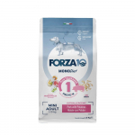Forza10 Mini DIET Low Grain teraviljata kuivtoit v&auml;ikestele t&auml;iskasvanud koertele sealihaga ja kartuliga, 1,5 kg