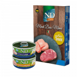 Farmina N&D Natural Meat Duo Menu m&auml;rgtoit kassidele lambaliha ja kanaga, 6 x 70 g