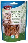 Trixie Premio Mini Stick maiitused kassile kanaga ja riisiga, 50 g