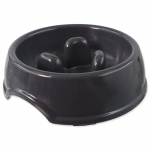 Dog Fantasy Slow Feeder Large kauss koertele aeglaseks s&ouml;&ouml;miseks, must, 22x6 cm