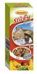 Avicentra T&auml;iends&ouml;&ouml;t n&auml;rilistele &ndash; Sticks fruit for small rodents, 2 x 60 g