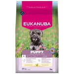 Eukanuba Puppy Small Chicken kuivtoit v&auml;ikeste t&otilde;ugude kutsikatele, 3 kg
