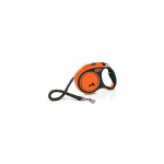 Flexi Xtreme L Tape 5m rihm koertele kaalupiiranguga kuni 65 kg, must/oranž