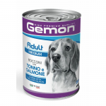 Gemon Dog Chunkies Adult Medium With Tuna&Salmon konservid t&auml;iskasvanud keskmistele t&otilde;ugudele tuuni ja l&otilde;hega, 0,415 kg