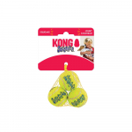 KONG Air Squeaker Tennis Ball Extra Small piiksuvad tennisepallid koertele, XS, 3 tk.