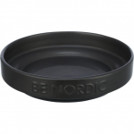 Trixie Be Nordic Flat Ceramic kauss libisemisvastase r&otilde;ngaga koertele ja kassidele, must, 0.3 l/&oslash; 16 cm