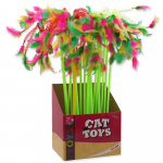 Magic Cat m&auml;ngukomplekt kassidele, suled ja plastikust pulgad, 27 cm, 49 cm, 24 tk.
