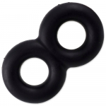 Dog Fantasy Strong United Rings m&auml;nguasi koertele, eriti vastupidav, must, 22,5 cm