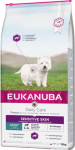 Eukanuba Daily Care Adult Sensitive Skin kuivtoit t&auml;iskasvanud tundliku nahaga koertele, 12 kg