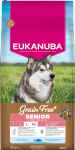 Eukanuba Senior Large Grain Free Ocean Fish kuivtoit suurtele t&otilde;ugudele ilma teraviljata ookeani kalaga, 12 kg