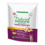 Natural Trainer Cat Young Sterilized Chicken kuivtoit steriliseeritud kassipoegadele ja noortele kassidele, 300 g