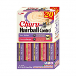Inaba Churu Hairball Control kreemjas maiustus kassidele tuuni ja kanaga, 20x14 g
