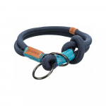 Trixie Be Nordic Choke &uuml;mmargune silmuskaelarihm koertele, 45 cm/&oslash; 8 mm, tumesinine/helesinine