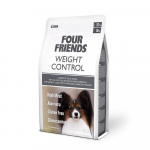 Four Friends Weight Control gluteenivaba kuivtoit &uuml;lekaalulistele koertele kana- ja kalkunilihaga, 3 kg