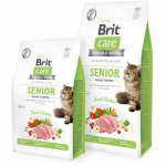 Brit Care Cat Grain-Free Senior Weight Control Fresh Chicken teraviljavaba kuivtoit eakatele kassidele kaalukontrolliks, 7 kg