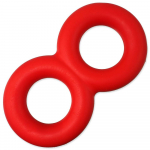 Dog Fantasy Strong Heavy United Rings m&auml;nguasi koertele, punane, 30,5 cm