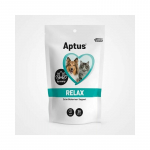 Aptus Relax n&auml;rimistabletid koertele ja kassidele stressi ja &auml;revuse leevendamiseks kanaliitsiga, 30 tk.