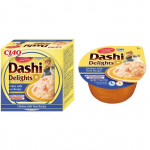Inaba Churu Dashi Delights kana ja tuunikala kassimaiustus kanaliha ja tuunikalaga dashi puljongis, 6 tk. x 70 g