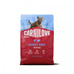 Carnilove KITTEN Salmon & Turkey teraviljavaba kuivtoit kutsikatele, 2 kg
