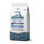 Monge All Breeds Puppy & Junior Monoproteiin Forell, Riis ja Kartul kuivtoit k&otilde;ikide t&otilde;ugude kutsikatele, forelliga, riisi ja kartuliga, 2,5 kg