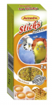 Avicentra Sticks With Eggs And Honey t&auml;iends&ouml;&ouml;t viirpapagoidele, 2 x 55 g