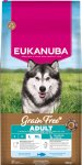 Eukanuba Adult Large Ocean Fish Grain Free kuivtoit t&auml;iskasvanud suurtele t&otilde;ugudele ookeani kalaga, ilma teraviljata, 12 kg