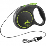 Trixie Flexi Black Design XS Cord automaatne rihm koertele, 3 m, kuni 8 kg