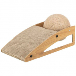 Trixie Scratching Ramp With Ball k&uuml;&uuml;nekriimustuslaud palliga kassidele, džuudist pall, papp/MDF, 40 &times; 17 &times; 20 cm