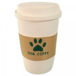 Dog Fantasy Grande Coffee lateksist m&auml;nguasi koertele koos piiksuja, 12 cm