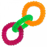 Dog Fantasy 3 Rings kummist m&auml;nguasi koertele hammaste h&uuml;gieeniks, 16 cm