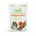 Canvit Health Care Snack Anti-Parasitic pooltahke maius koertele soolestiku mikrofloora kontrollimiseks, 200 g