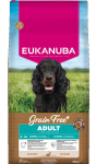 Eukanuba Grain Free Adult All Breed Venison kuivtoit t&auml;iskasvanud koertele, hirveliha, ilma teraviljata, 12 kg