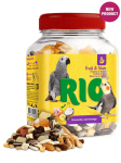 RIO Fruit & Nuts Mix t&auml;iends&ouml;&ouml;t v&auml;ikestele papagoidele koos puuviljade ja p&auml;hklitega, 160 g