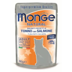 Monge Natural Tuunikala Želees L&otilde;hega T&auml;iskasvanud kassidele, 80 g