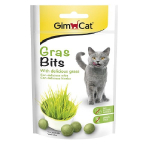 GimCat Gras Bits vitamiinidega t&auml;iends&ouml;&ouml;t kassidele rohuga, vastu karvapallidele, 15 g